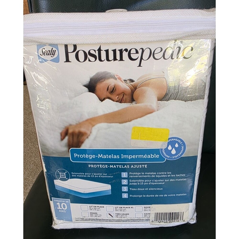 Sealy Posturepedic Waterproof Mattress Pad  King Size New in Package